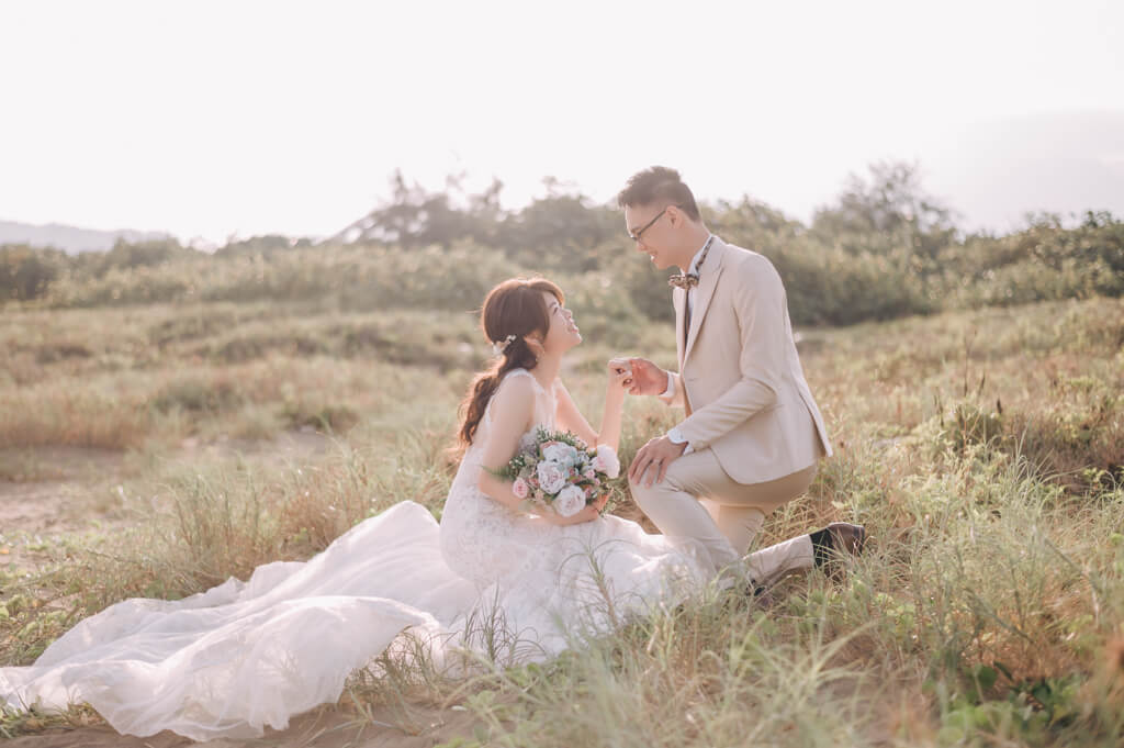 淡水沙崙海灘婚紗